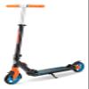 Mongoose Elevate Duo Youth/Adult Folding Kick Scooter, Solid Wheels, Ages 8 Years and Up, Kickstand, Max Rider Weight 220 Pounds, Black/Orange view 1
