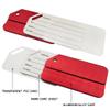 2Pack Red Aluminum Luggage Tag for Luggage Baggage Travel Identifier by Ovener view 4