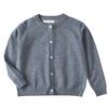 1-7T Little Boys Girls Cute Button-Down Cardigan Sweater Crew Neck Cardigan Coat Toddler Cotton School Knit Sweater (Gray,2-3T,2 Years,3 Years) view 1