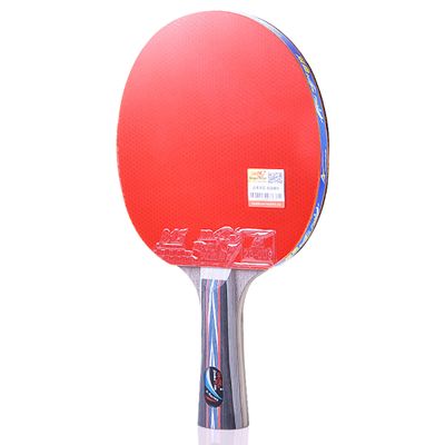 LINGOSHUN Ping Pong Table Tennis Racket Paddle Bat 1-Pack,Professional Training Ping Pong Paddle Set,Comfortable Handle / 6 Stars/Long Handle