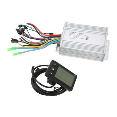 36V-60V 450W 500W Brushless Motor Controller with LCD Display Panel Kit for Electric Scooter, Electric Bike, Electric Skateboard, Electric Motorcycle