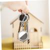 Hemobllo 1pc Protective Case Keychain Holder Easy Attachment for Bags and More Silver Metal Design Loss Shell view 4
