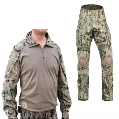 Emerson Airsoft Tactical BDU Military Suit Combat Gen3 Uniform Shirt Pants AOR2 (Large)