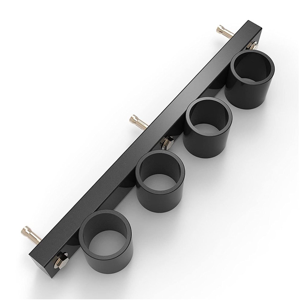EAS1SOOPE Vertical Wall Mounted Barbells Storage Rack - Upright Barbell Holder - Olympic Weight Bar Holder - Barbell Storage Holder Fit 2" Bar - Single 1 Bar, Double 2 Bars, 3 Bars or 4 Bars Stand