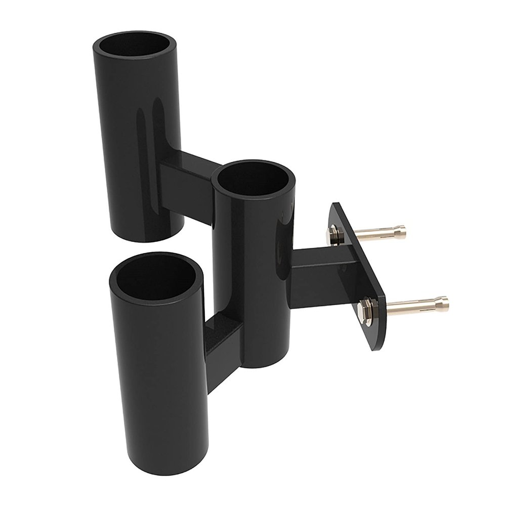 EAS1SOOPE Vertical Wall Mounted Barbells Storage Rack - Upright Barbell Holder - Olympic Weight Bar Holder - Barbell Storage Holder Fit 2" Bar - Single 1 Bar, Double 2 Bars, 3 Bars or 4 Bars Stand