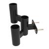 EAS1SOOPE Vertical Wall Mounted Barbells Storage Rack - Upright Barbell Holder - Olympic Weight Bar Holder - Barbell Storage Holder Fit 2" Bar - Single 1 Bar, Double 2 Bars, 3 Bars or 4 Bars Stand view 1