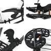 AMEYXGS Archery Compound Bow 50lbs Dual-Purpose Bow Catapult Steel Ball Hunting Triangle Bow Catapult Right Left Hand for Outdoor Hunting Fishing (Black) view 4