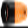 Xesta Slow Emotion Flare 1000g #171 MBKOSBL Matte Black Orange Spot Blue Glow view 1