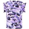 easyforever Kids Girls Dance T-Shirts Camouflage Ruffled Sleeveless Tanks Top Summer Casual Clothes Outfits Purple Camouflage 4 view 1