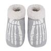 MioCloth Cute Skeleton Sock Plush Cozy Furry Knitted Boots Winter Foot Warmer Anti-Skid Bottom House Slipper for Kids Boys Girls Women view 1