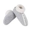 MioCloth Cute Skeleton Sock Plush Cozy Furry Knitted Boots Winter Foot Warmer Anti-Skid Bottom House Slipper for Kids Boys Girls Women view 2