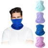COOLZU 4 Pack Neck Gaiter Face Mask : Balaclava Mask & Bandana Headband for Men Women (Sky Blue&blue&Light purple&Purplish red) view 1