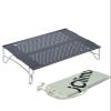 iClimb Mini Solo Folding Table Ultralight Compact for Backpacking Camping Hiking Beach Picnic (Gunmetal, S) view 1