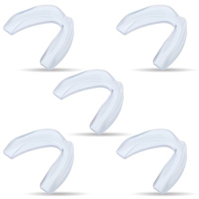 Frienda 5 Pcs Youth Kids Mouth Guard for Sports, Mouthguard for Football Bulk, Adults Boy Girl Sports Athletic Mouthguard for Boxing Basketball Hockey Karate(Clear)