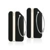 2Pack Black Aluminum Luggage Tag with Name ID Card Perfect to Quickly Spot Luggage Suitcase by Ovener view 1