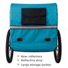 Veelar Sports Bike Trailer Double Seat for 1 or 2 Toddlers, Kids, Child Bicycle Carrier (Blue) view 3