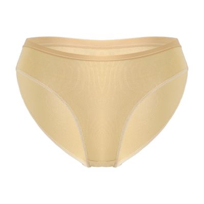 Alvivi Women's Ballet Dance Briefs High Cut Thong Underwear Seamless Panties Gymnastics Bottoms Nude Large