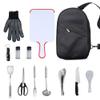 DDER Oxford Cloth Self Driving Tour Portable Outdoor Pot Shovel Spoon Set Picnic Cooker Storage Bag (Black) view 2