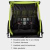 Veelar Sports Bike Trailer Double Seat for 1 or 2 Toddlers, Kids, Child Bicycle Carrier (Lime Green) view 4