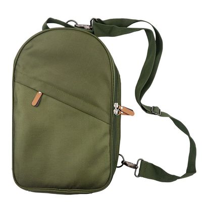 DDER Oxford Cloth Self Driving Tour Portable Outdoor Pot Shovel Spoon Set Picnic Cooker Storage Bag (Green)