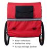 Veelar Sports Bike Trailer Double Seat for 1 or 2 Toddlers, Kids, Child Bicycle Carrier (Red) view 3