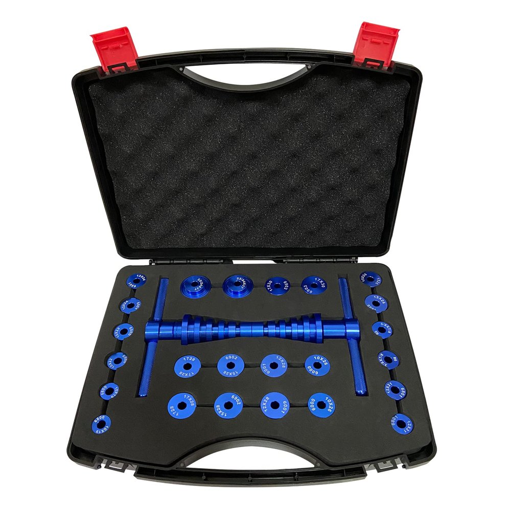 Bicycle Bearing Press Set For Wheels/Hub Bearing Installation Bike Soft Tail Frame Turning Point Hub Assembly Tool-25pcs