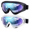 Dizywiee 2-Pack Kids Ski Goggles, Snowboard Goggles for Adult Youth Teens Boys & Girls, Winter Snow Sports Goggles view 1