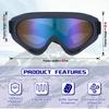 Dizywiee 2-Pack Kids Ski Goggles, Snowboard Goggles for Adult Youth Teens Boys & Girls, Winter Snow Sports Goggles view 2