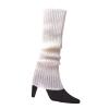 fyclemt Women Thigh High Socks Extra Long Over the Knee Socks Girls Knit Warm Thick Tall Long Boot Winter Stockings Leg Warmers (elasticity, One Size) view 1
