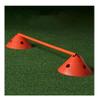Agility Training Cone 10 Disc Cones and 5 Rods, Soft Plastic Children's Football Agility Training Equipment, Step-Resistant and Stackable (Color : Red) view 1