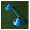 Agility Training Cone 10 Disc Cones and 5 Rods, Soft Plastic Children's Football Agility Training Equipment, Step-Resistant and Stackable (Color : Blue) view 1