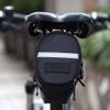 1 Pack Bicycle Saddle Seat Bag Bike Tail Rear Pouch Strap-On Saddle Storage Bag Under Seat for Outdoor Cycling Mountain Bike view 2