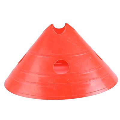 Agility Training Cone Colored Plastic Disc Cone/Rod, Used for Football Basketball Roller Skating Agility Training, 10 Pieces (Color : Red, Size : Style1)