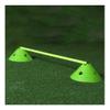 Agility Training Cone 10 Disc Cones and 5 Rods, Soft Plastic Children's Football Agility Training Equipment, Step-Resistant and Stackable (Color : Green) view 1