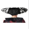 California Costumes, Funhouse Clown Wig, Black/White view 2