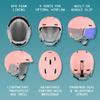 Retrospec Zephyr Ski Helmet - Snowboard Helmet for Adults & Youth- Adjustable Fit Snow Helmet with Protective Shell, and Breathable Vents for Men, Women, Boys and Girls view 2