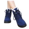 Bcshiye Women's Winter Snow Boots Outdoor Anti-Slip Ankle Boots Suede Warm Fur Lined Booties Lace Up Flat Platform Shoes view 1