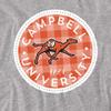 Campbell University Official Plaid Badge Unisex Adult T Shirt,Athletic Heather, 5X-Large view 2