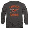 Campbell University Official Camels Logo Unisex Adult Long-Sleeve T Shirt,Charcoal, 3X-Large view 1