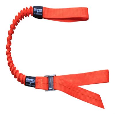 Boat Lines and Dock Ties Original Adjustable Bungee Dock Tie Docking Line Made in USA (Orange, 36 Inch)