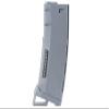 Lancer Tactical Airsoft M4 M16 Series Polymer 130 Round Transparent Window High Speed Mid-Cap Airsoft Magazine- Pack of 5 (Gray 5 Pack) view 3