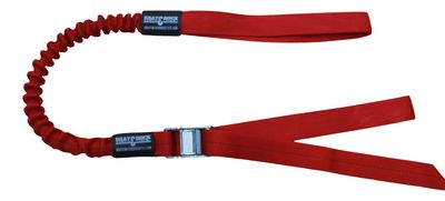 Boat Lines and Dock Ties Original Adjustable Bungee Dock Tie Docking Line Made in USA (Red, 36 Inch)