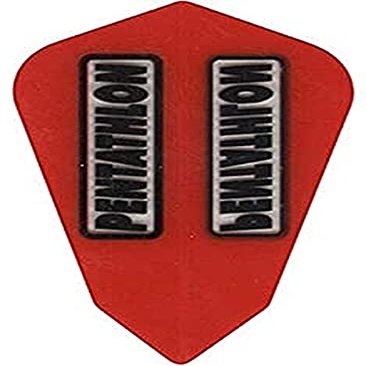 US Darts Pentathlon RED Lantern Shape Dart Flights - 3 Sets (9 Flights) - 100 Micro Ex-Tough