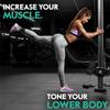FITGIRL - Ankle Strap (Pair) for Cable Machines and Resistance Bands, Work Out Cuff Attachment for Home & Gym, Glute Workouts - Kickbacks, Leg Extensions, Hip Abductors, Women Only (Camo, Pair) view 4