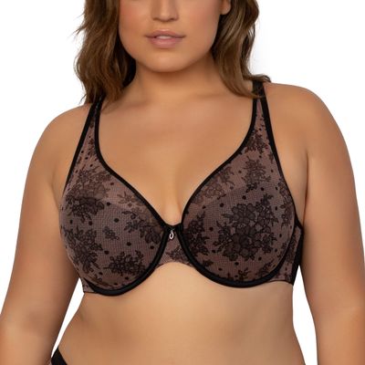 Curvy Couture Curvy Couture Women's Luxe Smoothing Seamless Plus Size Bralette, Chantilly, 42D