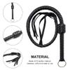 Knight Leather Riding Whip Training Braided Racing Non Slip Handle Rider Equipment Props Riding Crop Outdoor Sports Horse Whip PU Leather Equestrian Non-Slip Elastic Soft Feel view 4