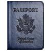 Passport and Vaccine Card Holder Combo, Passport Holder with Vaccine Card Slot, Passport Wallet, Passport Cover, Passport Case, Passport Holder for Women and Men(AB-Dark blue) view 1