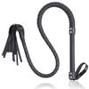 Knight Leather Riding Whip Faux Leather Long Horse Whip Black Faux Leather Bullwhip Horse Whip Non-Slip Elastic Soft Feel (Color : Color1) view 1