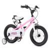 Royalbaby Freestyle Outdoor Children's Bicycle Dual Handbrakes Sporty Kid Bike with Training Wheels and Adjustable Seat, 12 Inch, Pink view 1