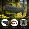 Double Hammock Underquilt, HIKERBRO 4 Season Heavy Duty Under Quilt with Tree Straps, Large Hammock Protector for Winter Camping, Backpacking, Hiking view 4